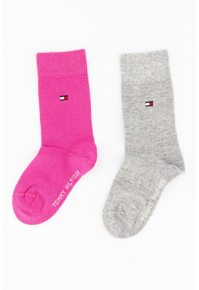 Tommy Hilfiger Дълги чорапи с памук - 2 чифта - Pepit.bg