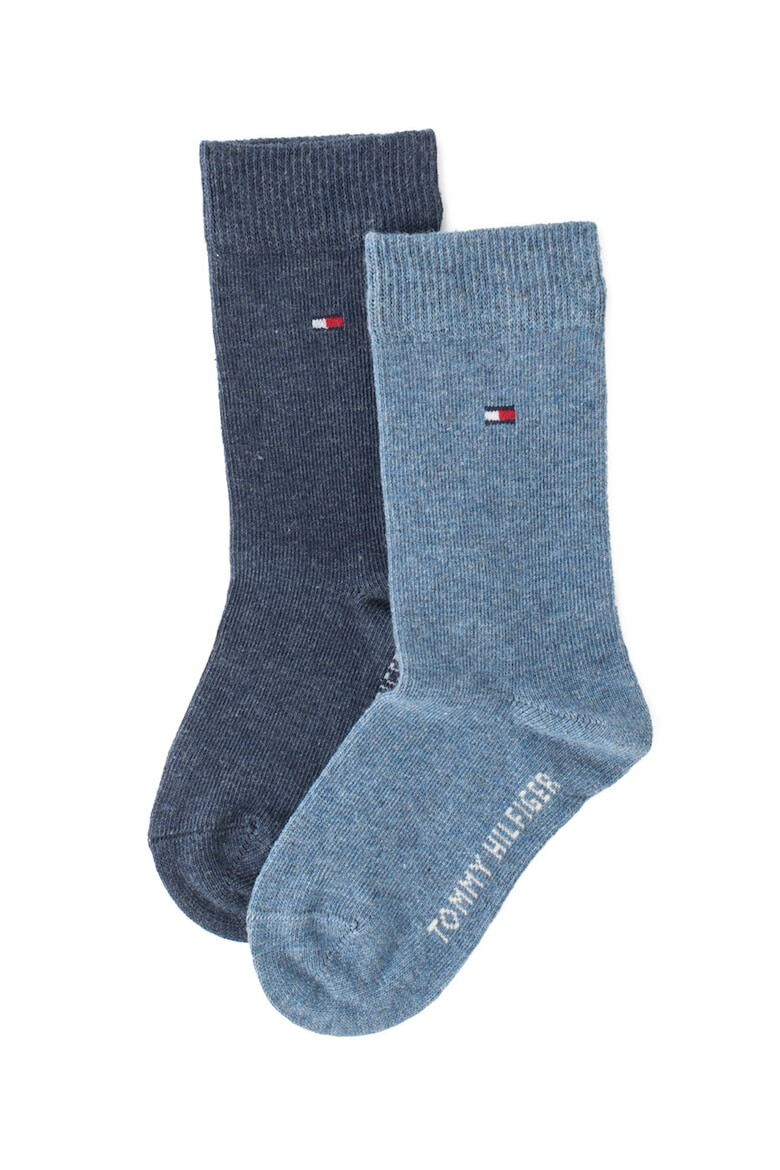 Tommy Hilfiger Дълги чорапи с памук - 2 чифта - Pepit.bg