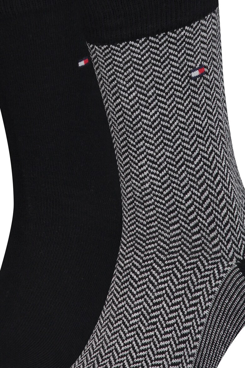 Tommy Hilfiger Дълги чорапи с памук - 2 чифта - Pepit.bg