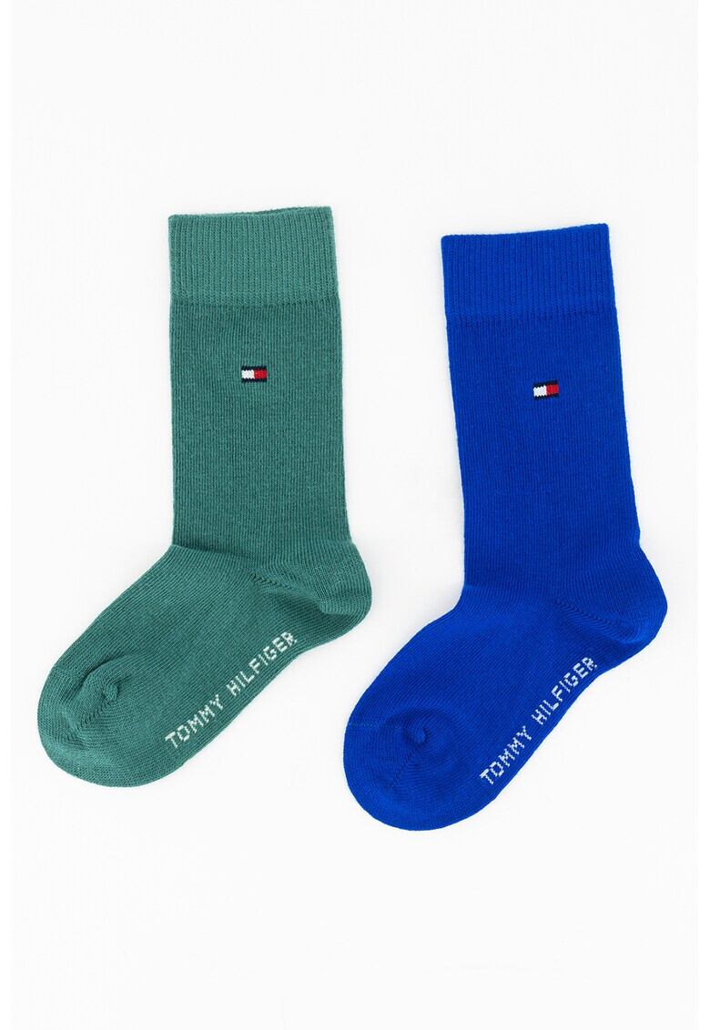 Tommy Hilfiger Дълги чорапи с памук - 2 чифта - Pepit.bg