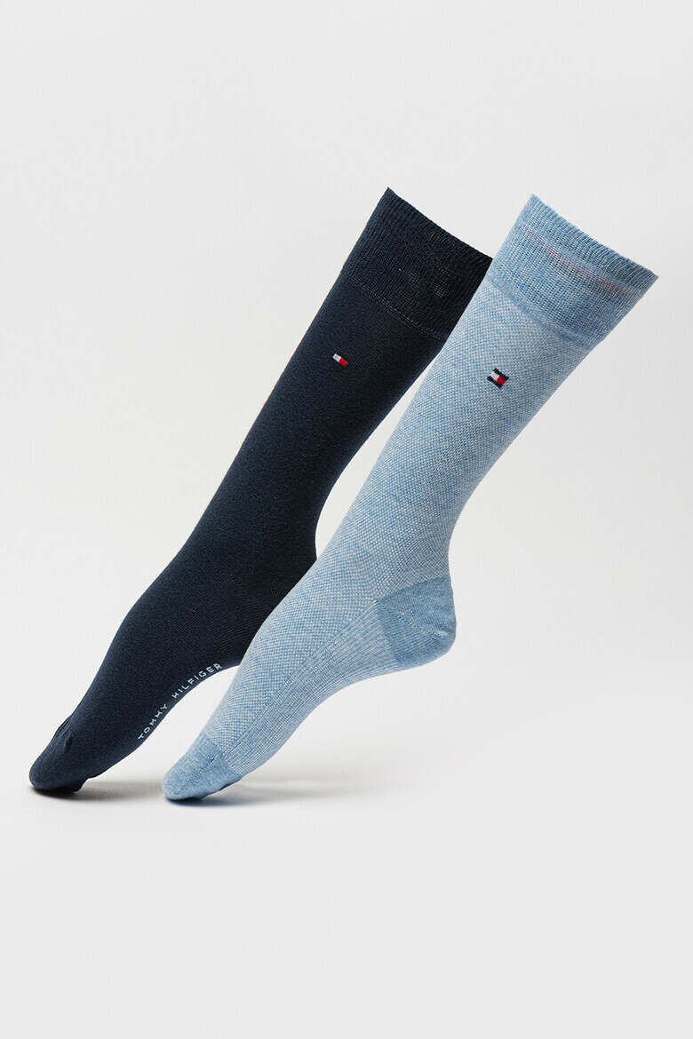 Tommy Hilfiger Дълги чорапи с памук - 2 чифта - Pepit.bg