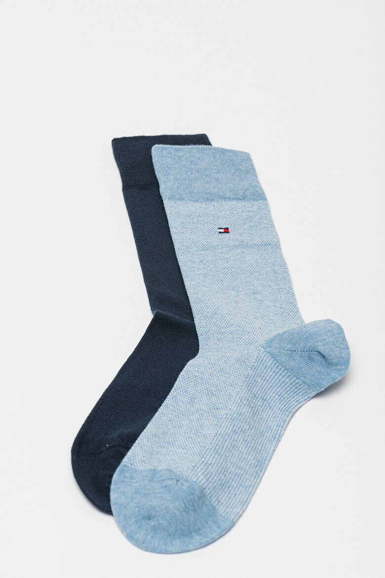 Tommy Hilfiger Дълги чорапи с памук - 2 чифта - Pepit.bg