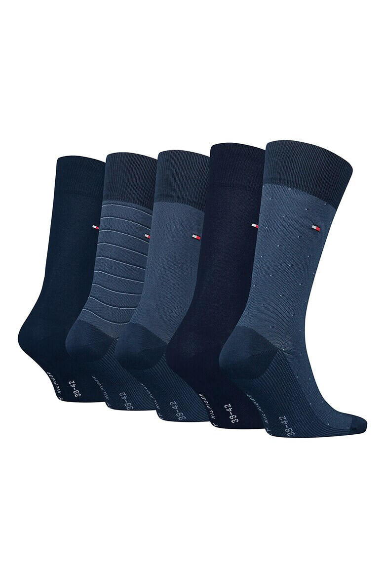 Tommy Hilfiger Дълги чорапи с принт - 5 чифта - Pepit.bg