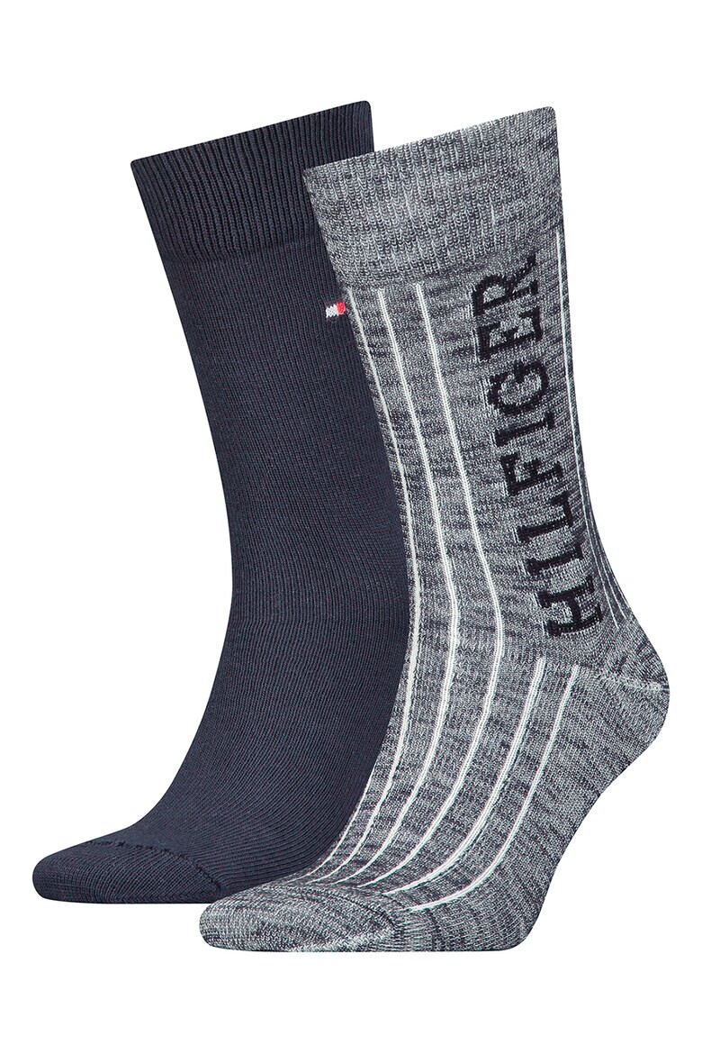 Tommy Hilfiger Дълги чорапи с шарка - 2 чифта - Pepit.bg