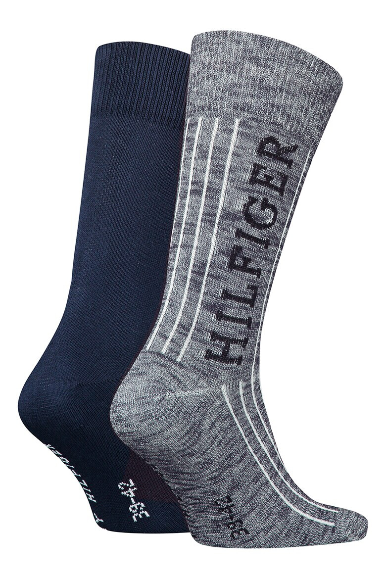 Tommy Hilfiger Дълги чорапи с шарка - 2 чифта - Pepit.bg