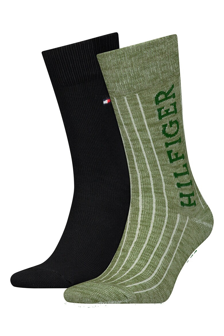 Tommy Hilfiger Дълги чорапи с шарка - 2 чифта - Pepit.bg