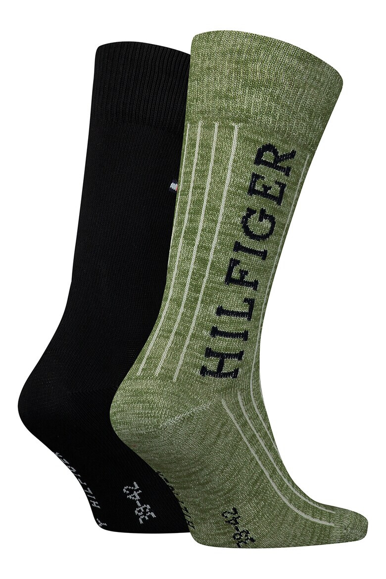 Tommy Hilfiger Дълги чорапи с шарка - 2 чифта - Pepit.bg