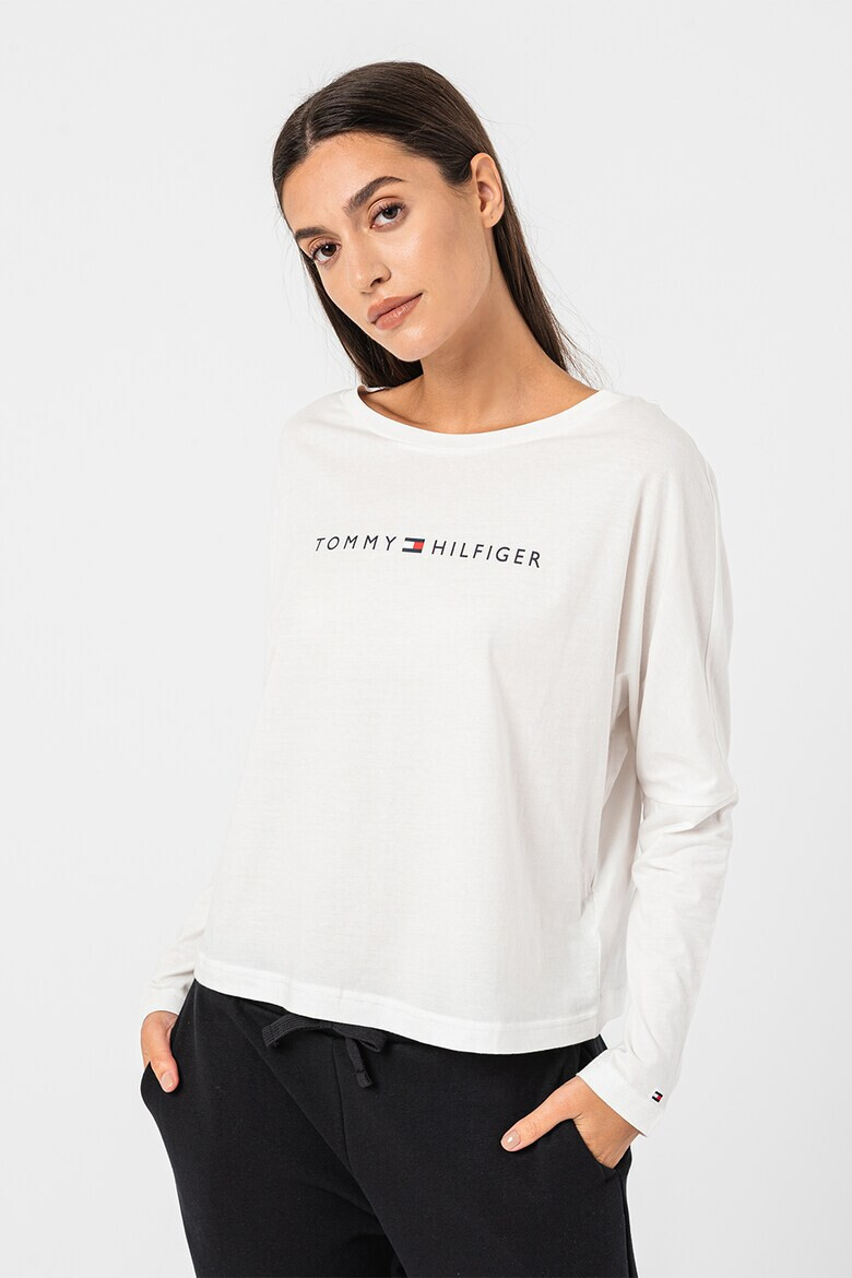 Tommy Hilfiger Домашна блуза с лога - Pepit.bg