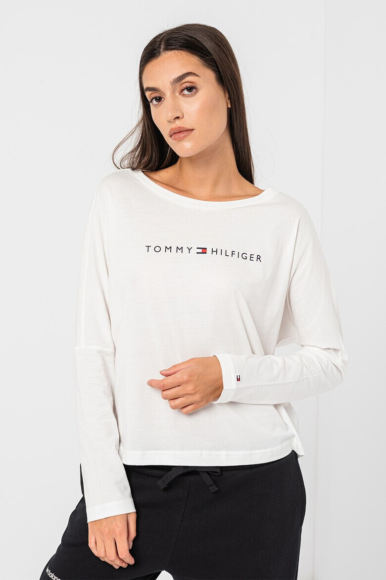 Tommy Hilfiger Домашна блуза с лога - Pepit.bg