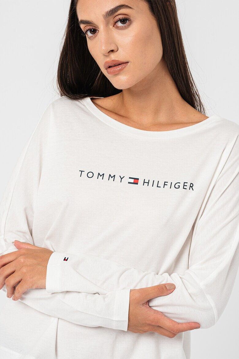 Tommy Hilfiger Домашна блуза с лога - Pepit.bg