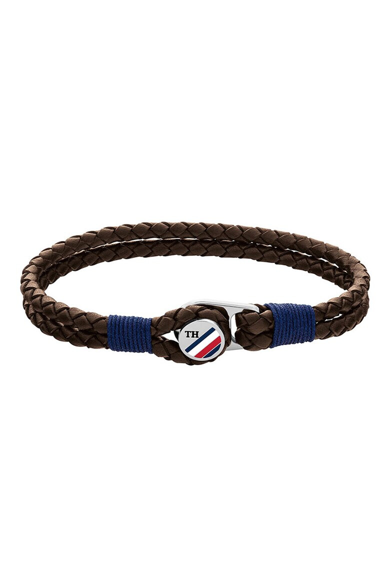 Tommy Hilfiger Двуредова кожена гривна - Pepit.bg