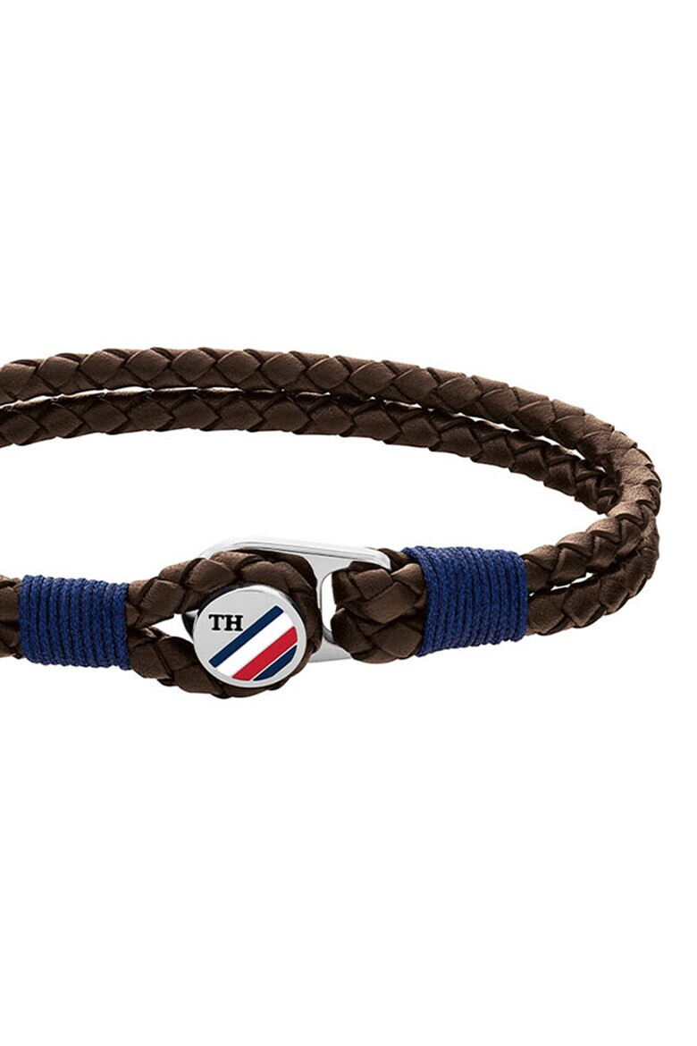 Tommy Hilfiger Двуредова кожена гривна - Pepit.bg