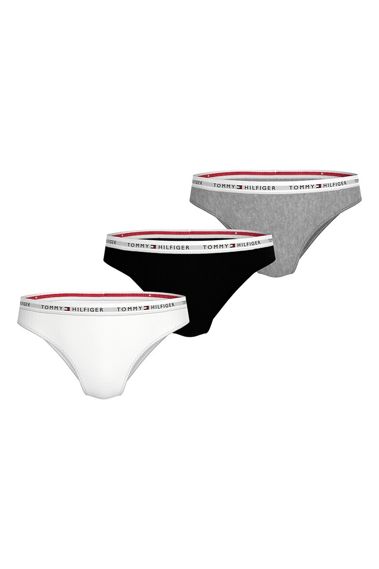 Tommy Hilfiger Едноцветни бикини - 3 чифта - Pepit.bg