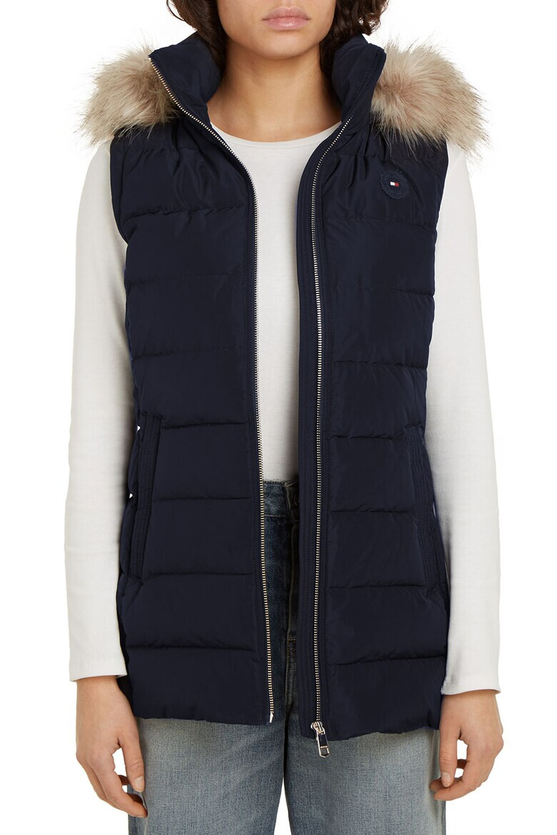 Tommy Hilfiger Елек с цип и качулка - Pepit.bg