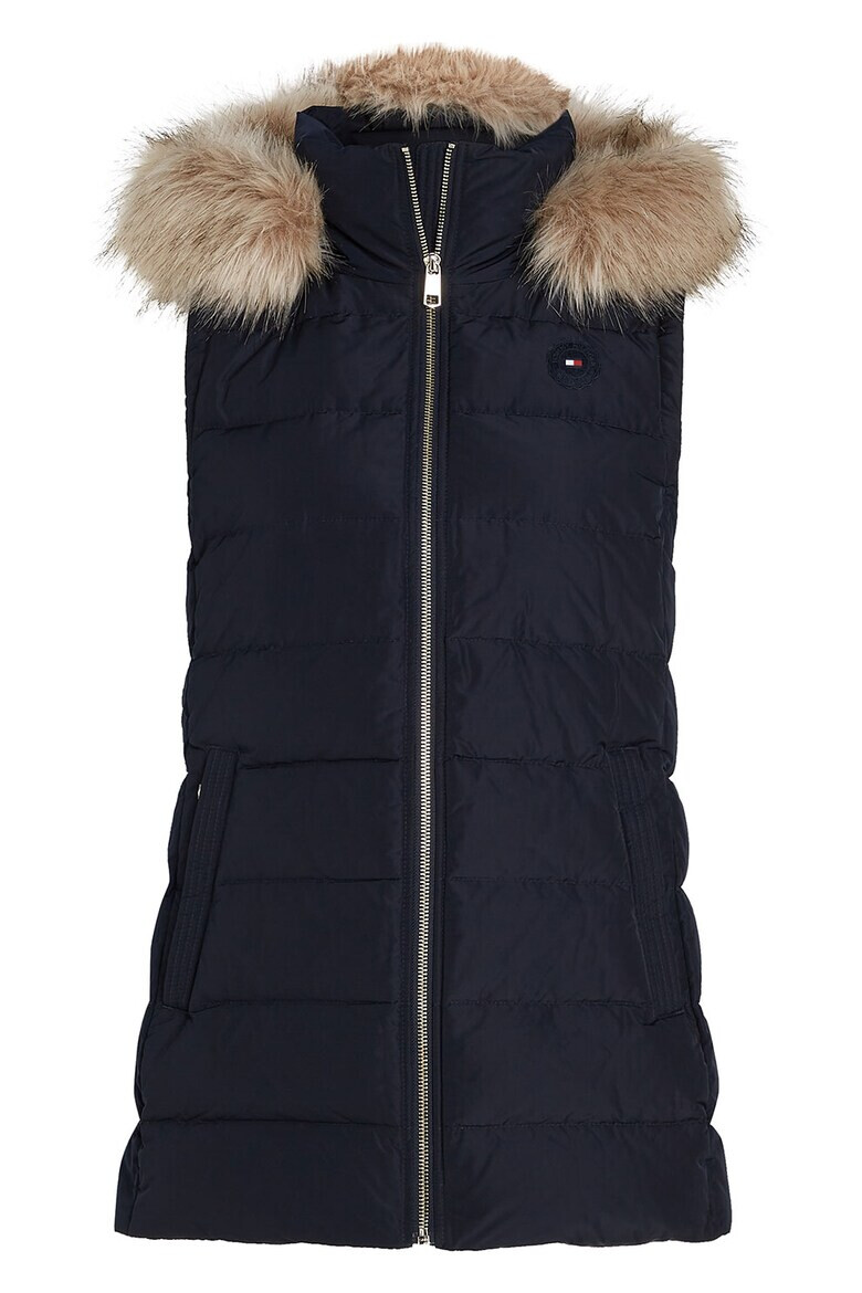 Tommy Hilfiger Елек с цип и качулка - Pepit.bg