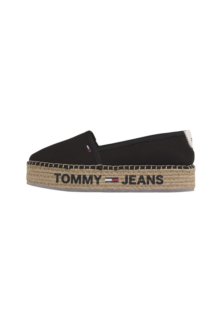 Tommy Hilfiger Еспадрили с равна платформа и лого - Pepit.bg