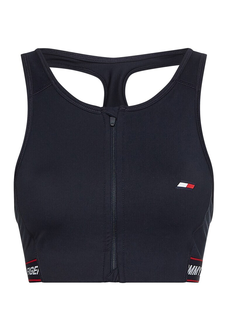 Tommy Hilfiger Фитнес бюстие с цип - Pepit.bg