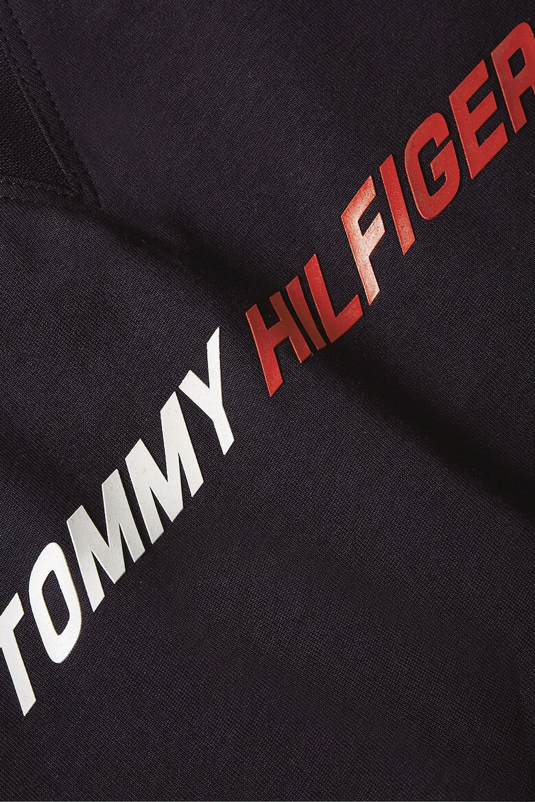 Tommy Hilfiger Фитнес тениска с памук и лого - Pepit.bg