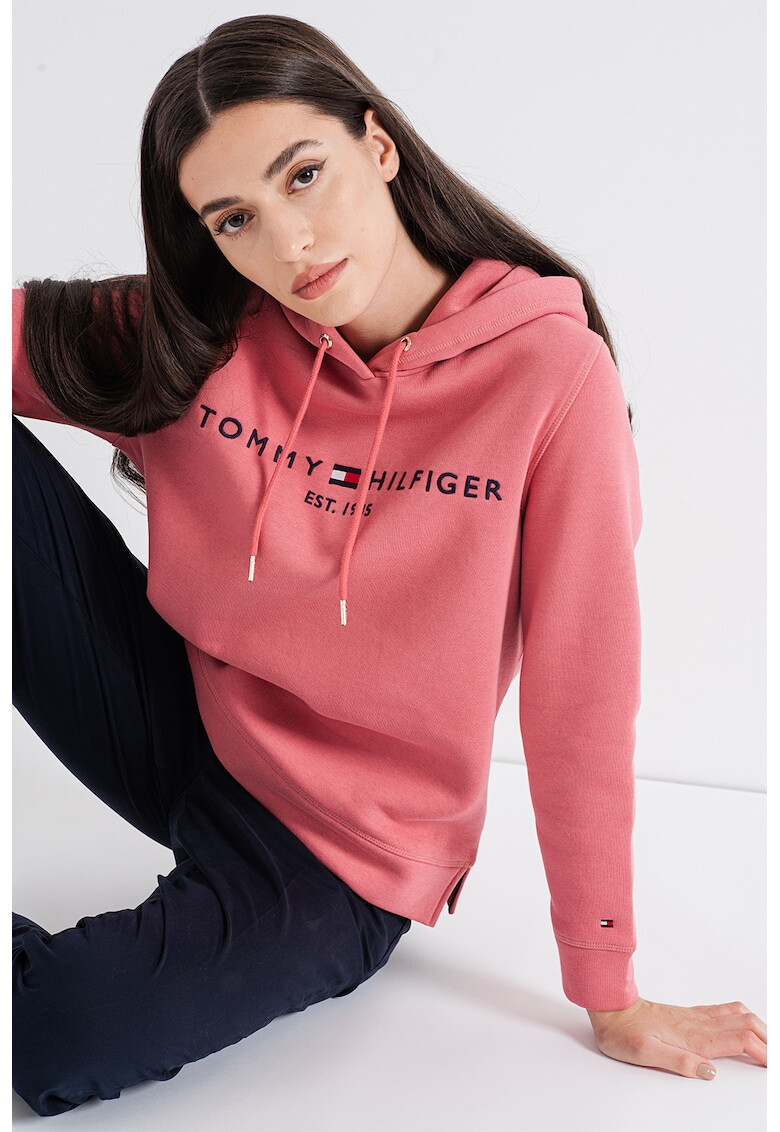 Tommy Hilfiger Худи с цепки встрани - Pepit.bg