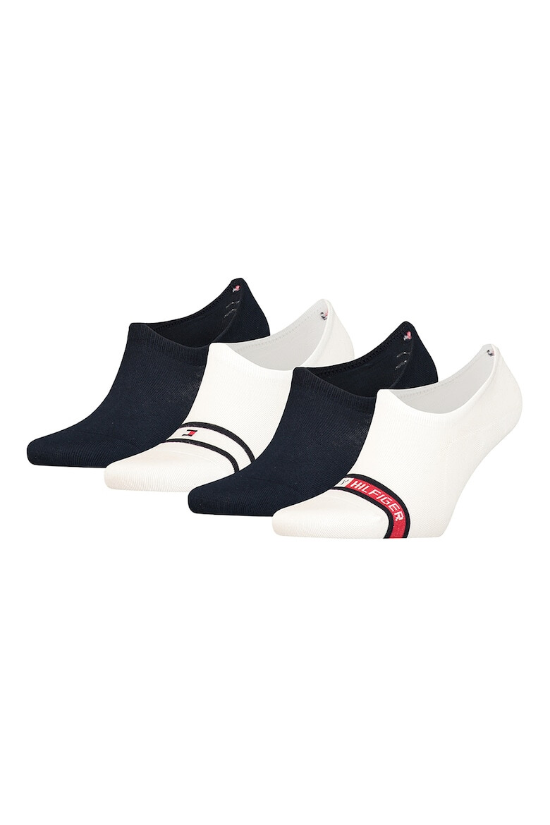 Tommy Hilfiger Изрязани чорапи с памук 4 чифта - Pepit.bg