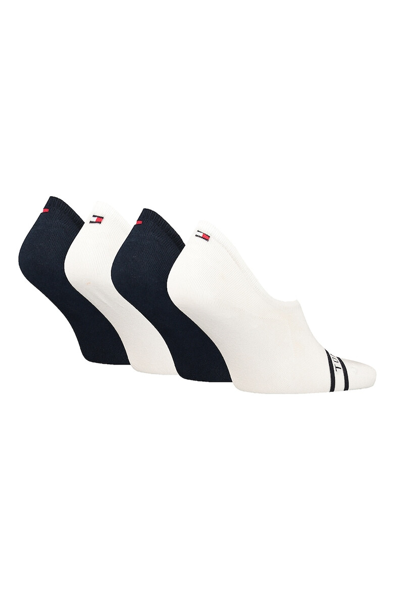 Tommy Hilfiger Изрязани чорапи с памук 4 чифта - Pepit.bg