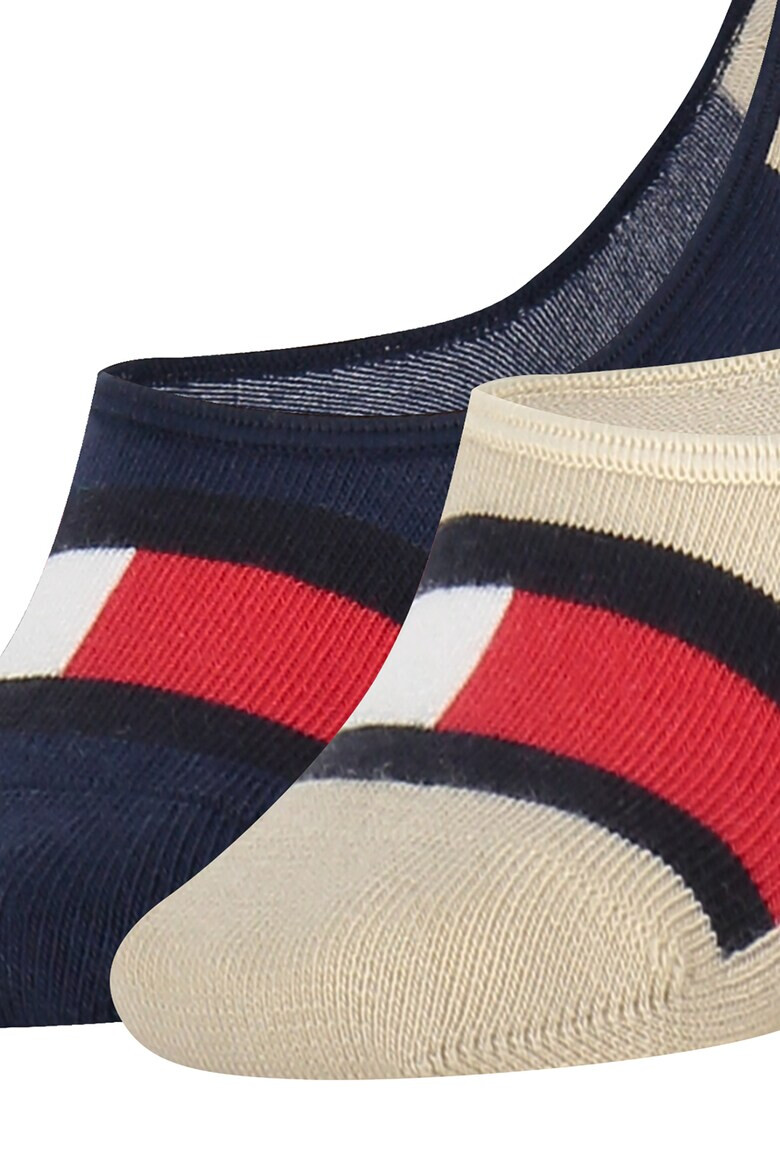 Tommy Hilfiger Изрязани чорапи с лого 2 чифта - Pepit.bg
