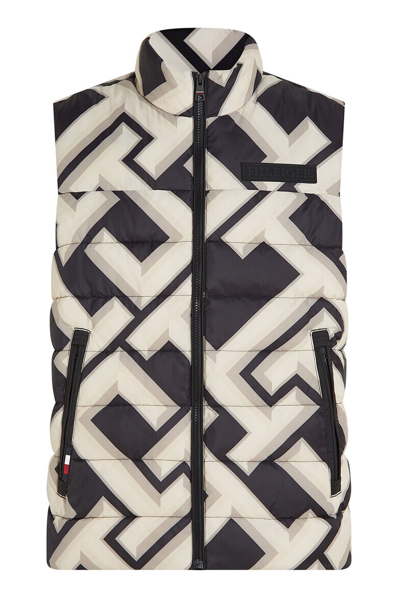 Tommy Hilfiger Капитониран елек с принт - Pepit.bg