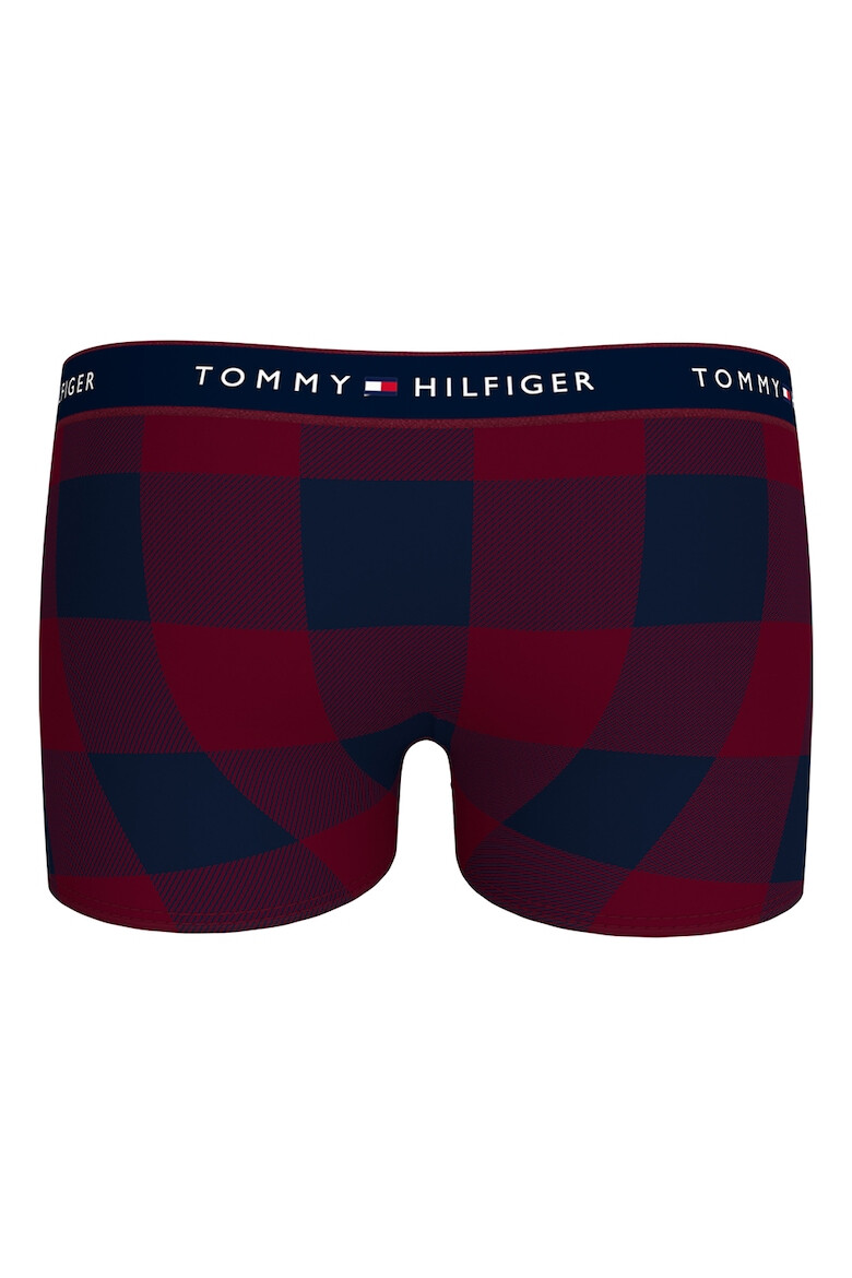 Tommy Hilfiger Карирани боксерки с лого и тениска - 2 части - Pepit.bg