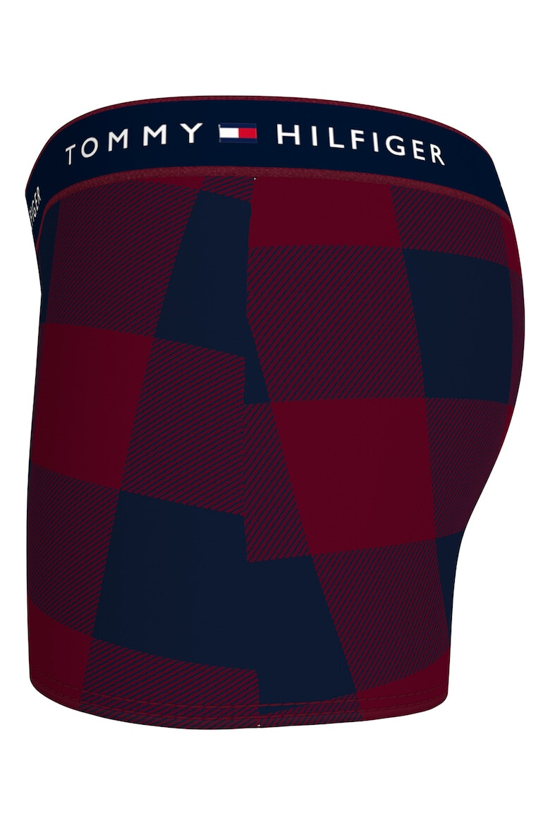 Tommy Hilfiger Карирани боксерки с лого и тениска - 2 части - Pepit.bg