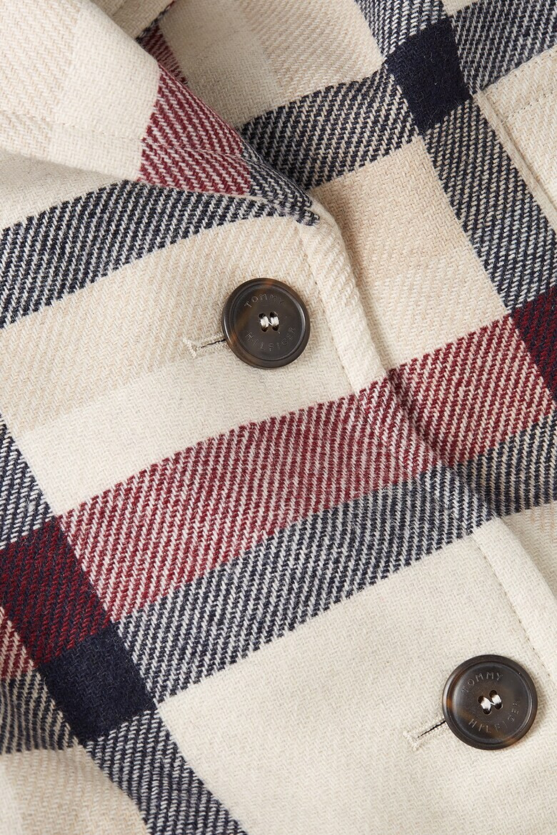 Tommy Hilfiger Карирано яке с вълна - Pepit.bg