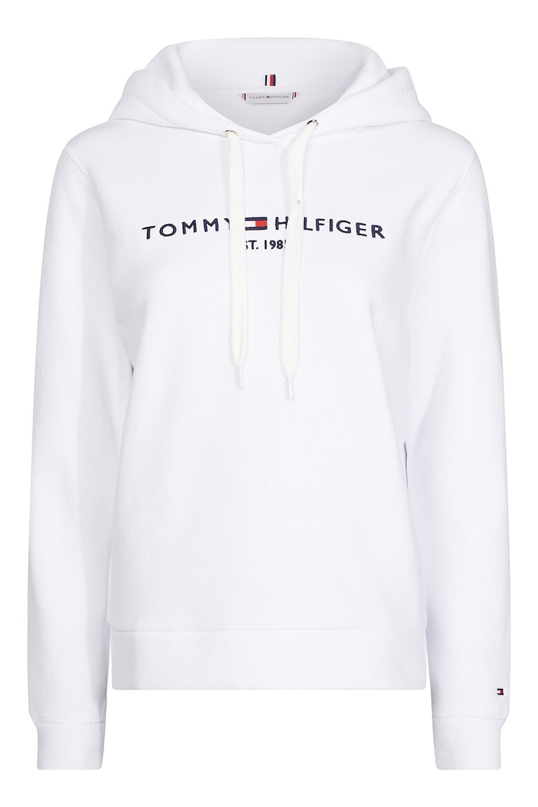 Tommy Hilfiger Худи Heritage с бродирано лого - Черен/Бял - Pepit.bg