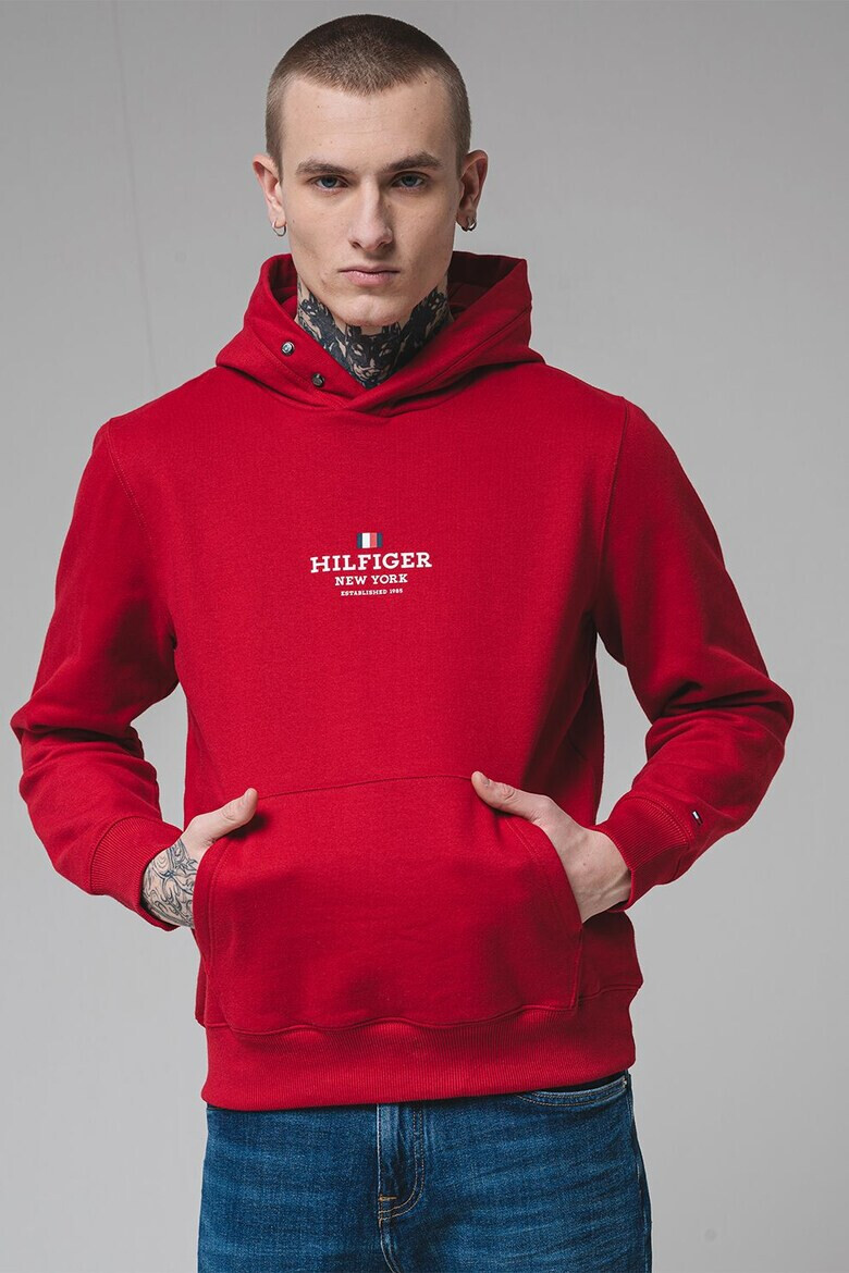Tommy Hilfiger Худи с джоб кенгуру и лого - Pepit.bg