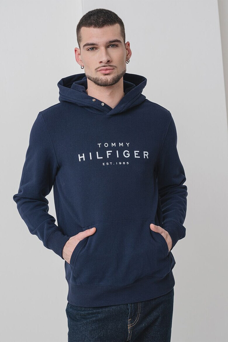 Tommy Hilfiger Худи с джоб кенгуру и лого - Pepit.bg