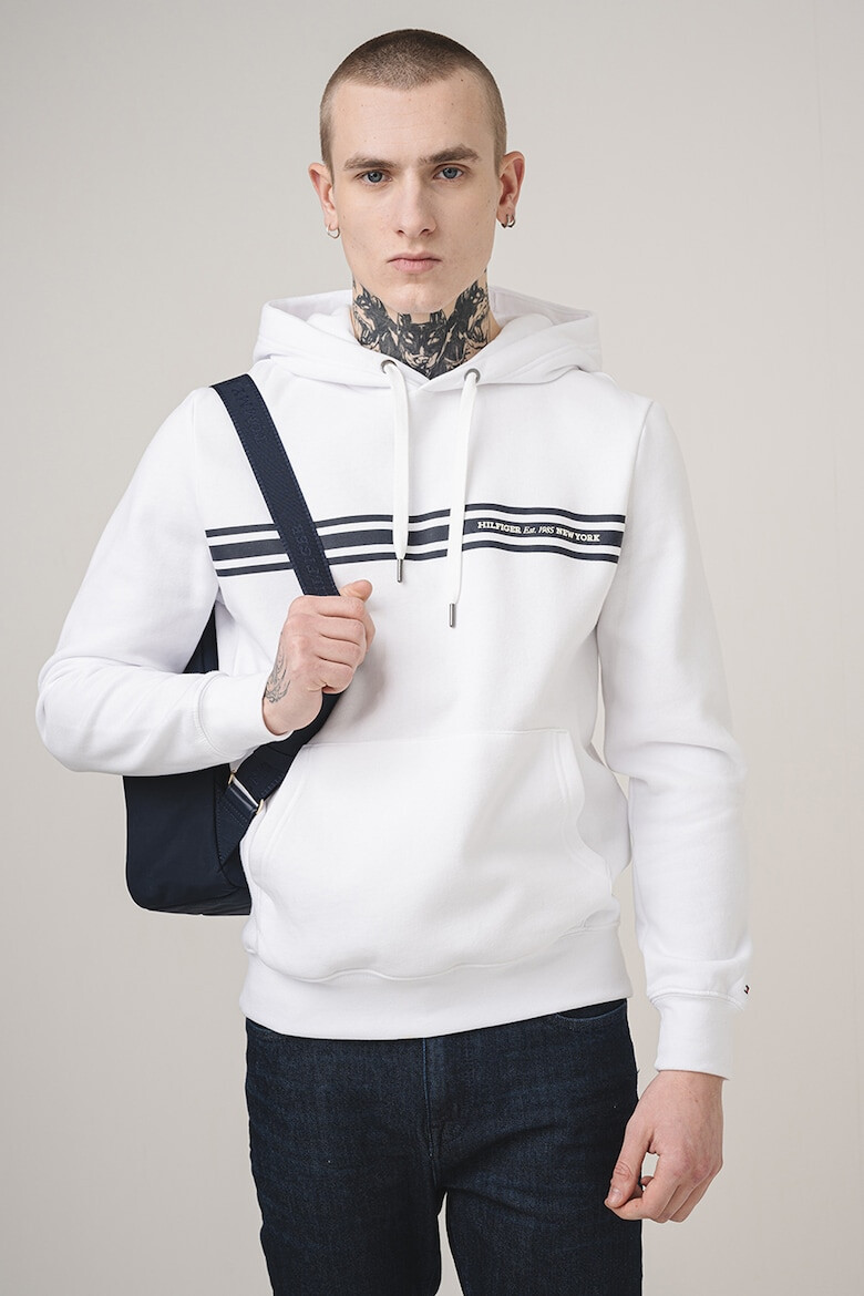 Tommy Hilfiger Худи с памук - Бял - Pepit.bg