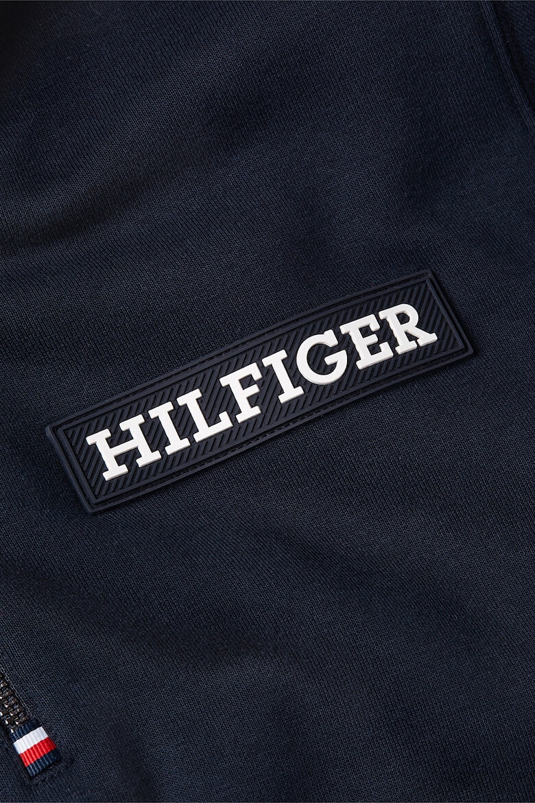 Tommy Hilfiger Худи с памук и къс цип - Pepit.bg