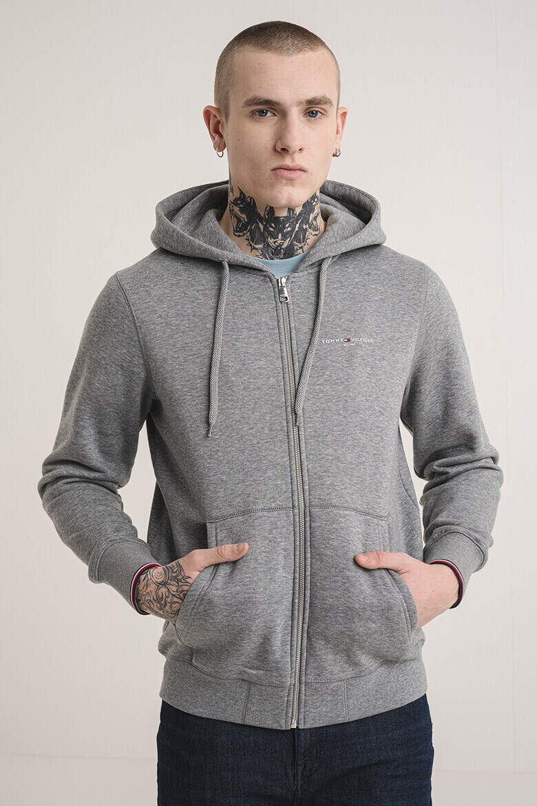 Tommy Hilfiger Худи с памук с цип - Pepit.bg