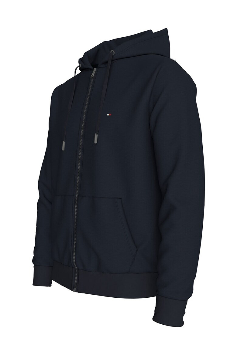 Tommy Hilfiger Худи с цип и лого - Ултрамарин синьо - Pepit.bg