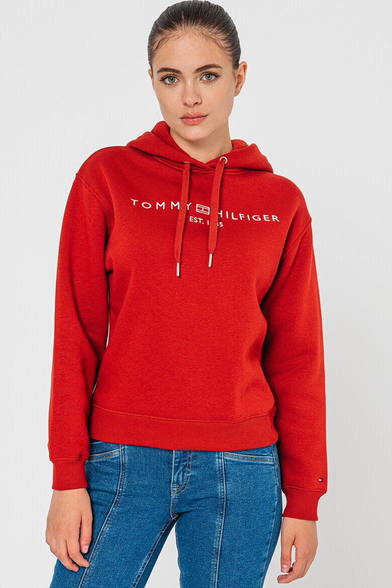 Tommy Hilfiger Худи с връзка и бродирано лого - Pepit.bg