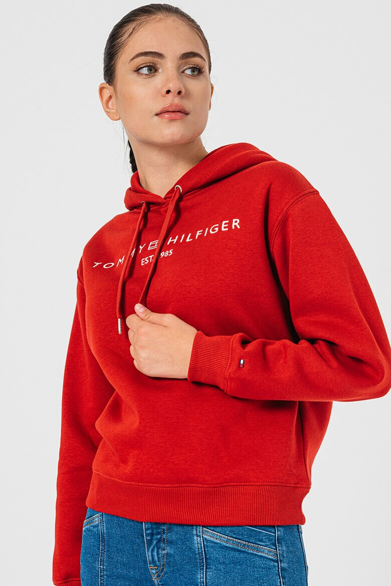 Tommy Hilfiger Худи с връзка и бродирано лого - Pepit.bg