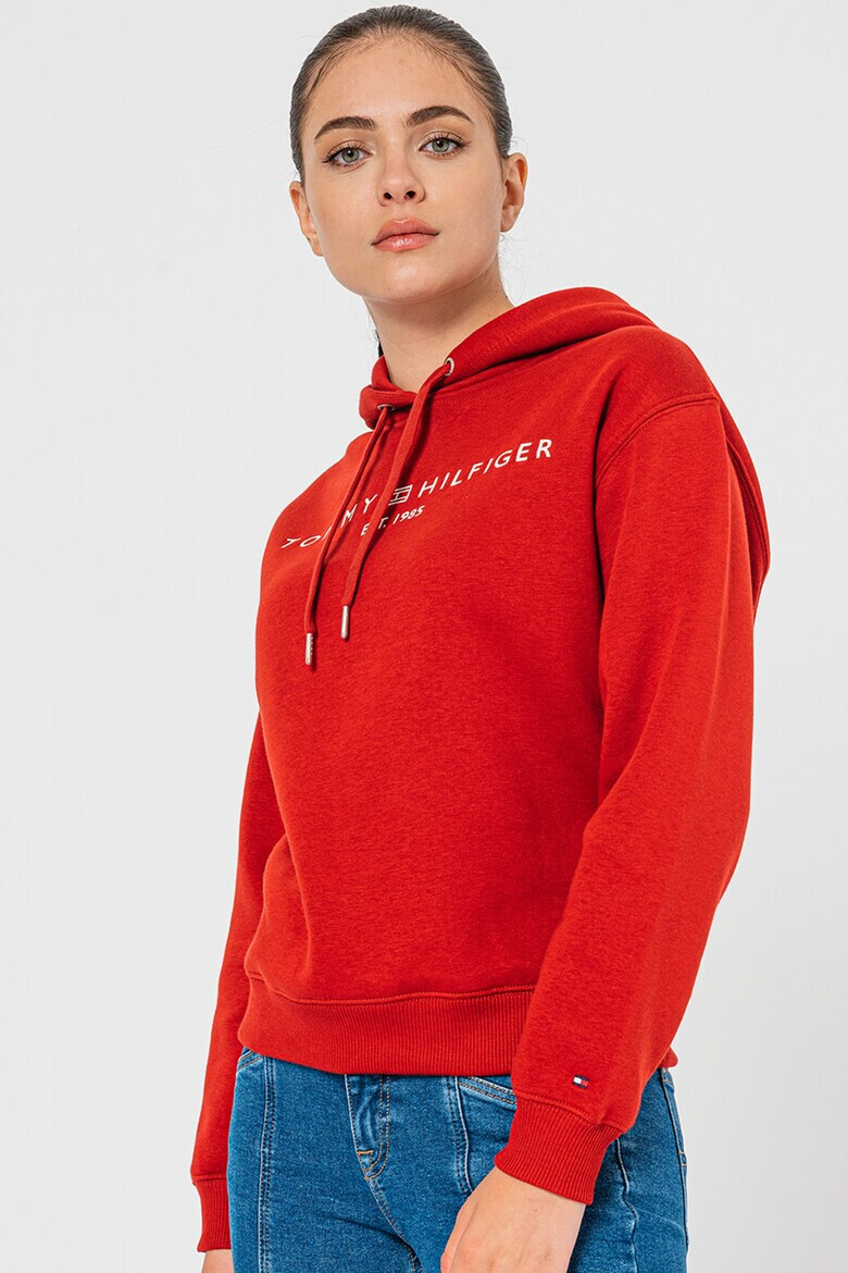 Tommy Hilfiger Худи с връзка и бродирано лого - Pepit.bg