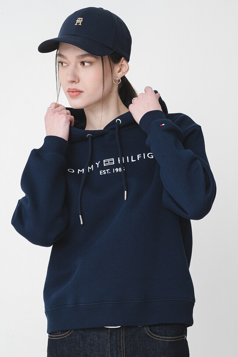 Tommy Hilfiger Худи с връзка и бродирано лого - Pepit.bg