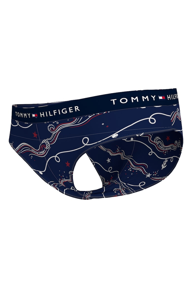 Tommy Hilfiger Класически бикини с лого на талията - 2 части - Pepit.bg