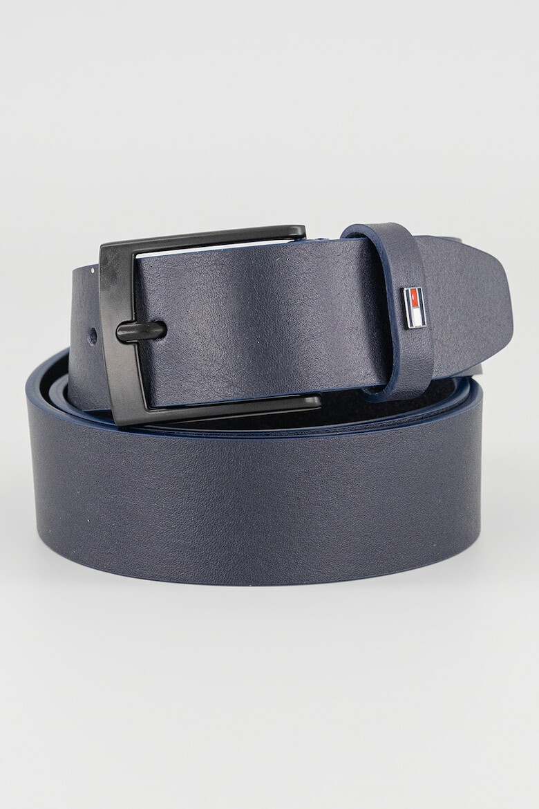 Tommy Hilfiger Кожен колан Adan - Тъмносин - Pepit.bg