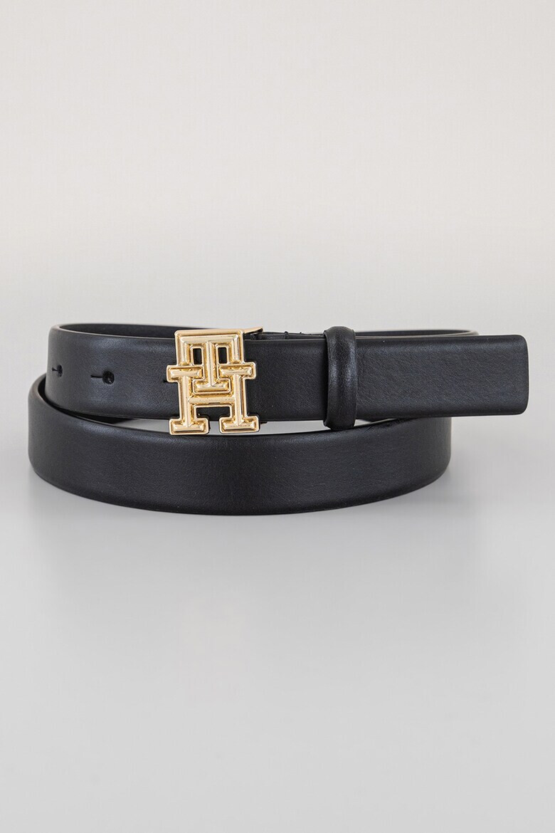 Tommy Hilfiger Кожен колан с тока с монограм - Pepit.bg