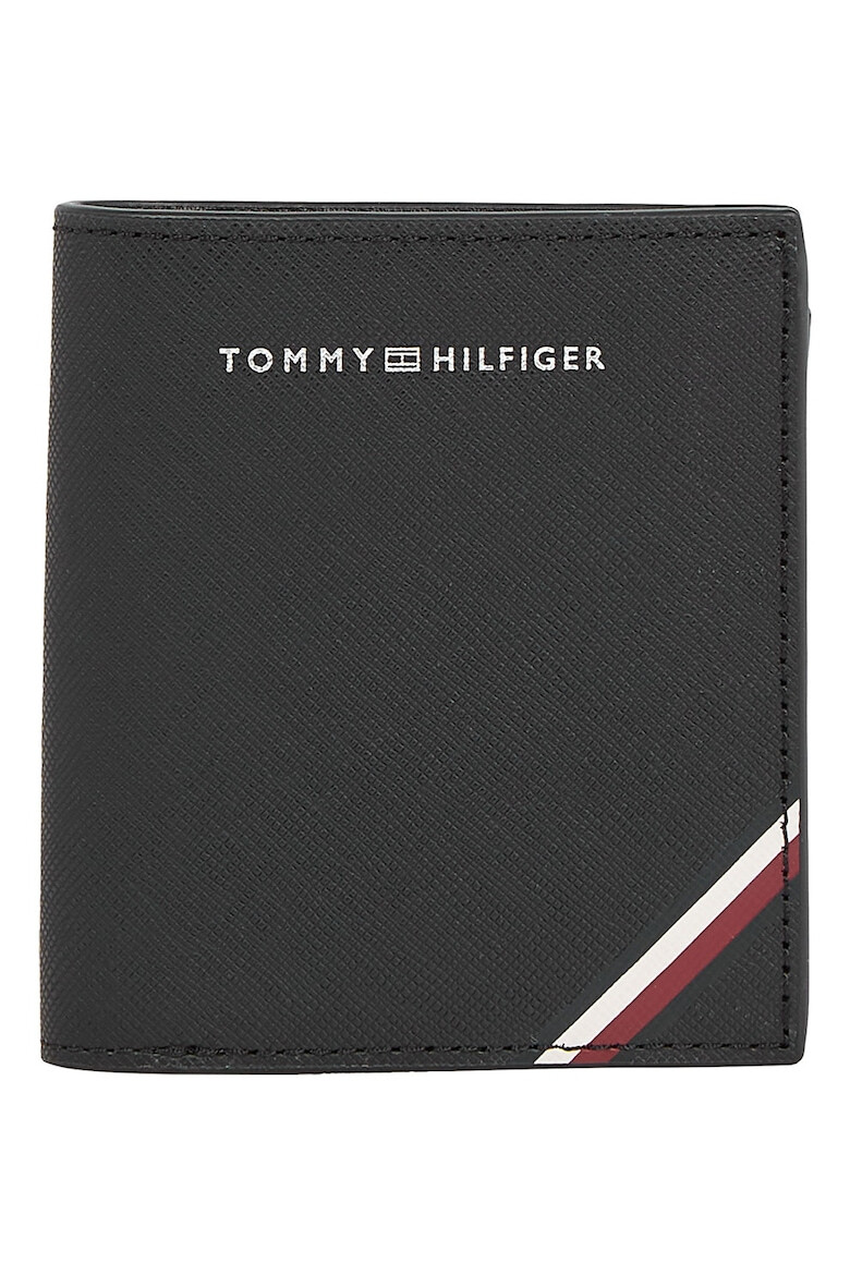 Tommy Hilfiger Кожен портфейл Central Mini с тройно прегъване - Pepit.bg