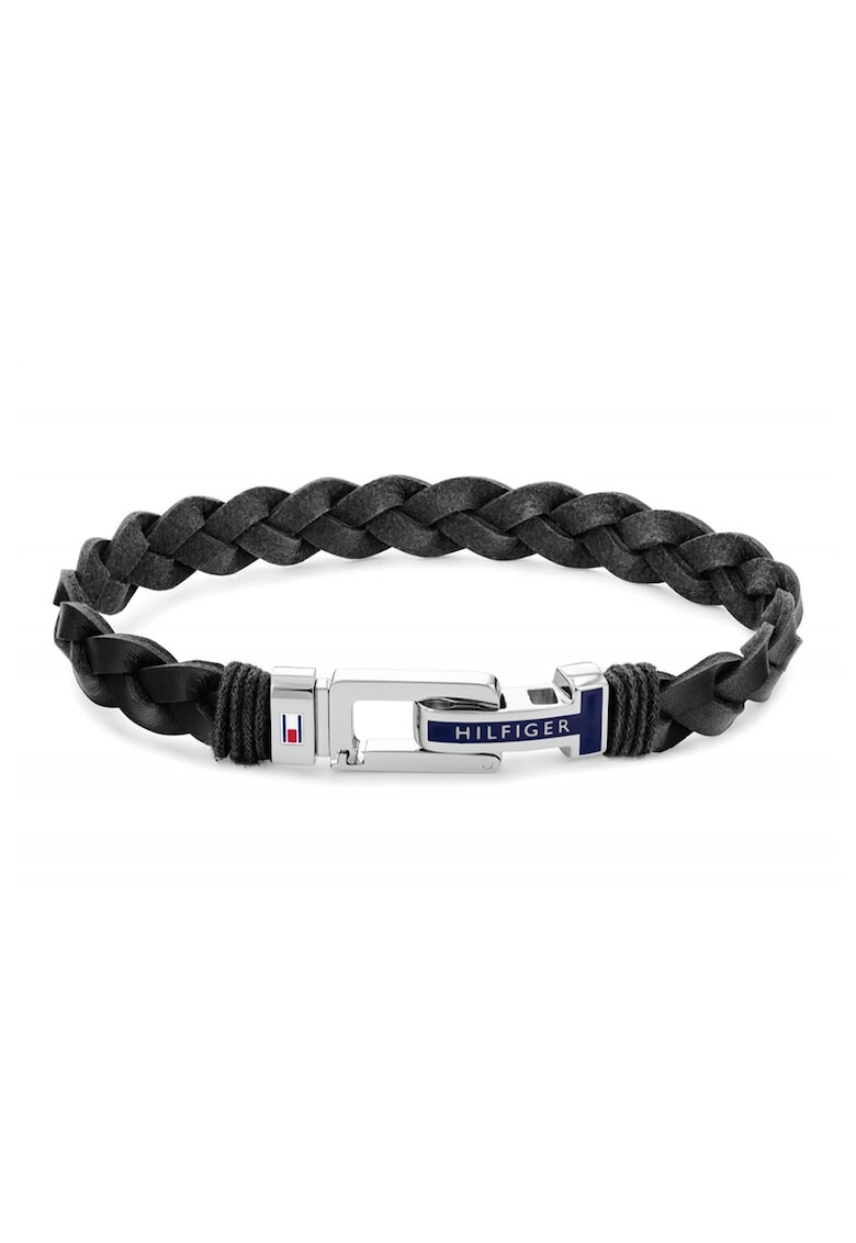 Tommy Hilfiger Кожена гривна с лого - Pepit.bg