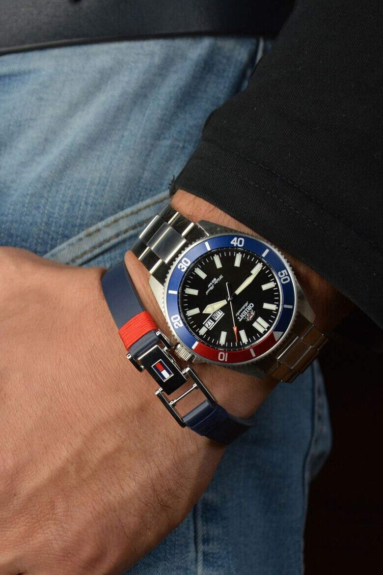 Tommy Hilfiger Кожена гривна с лого - Pepit.bg