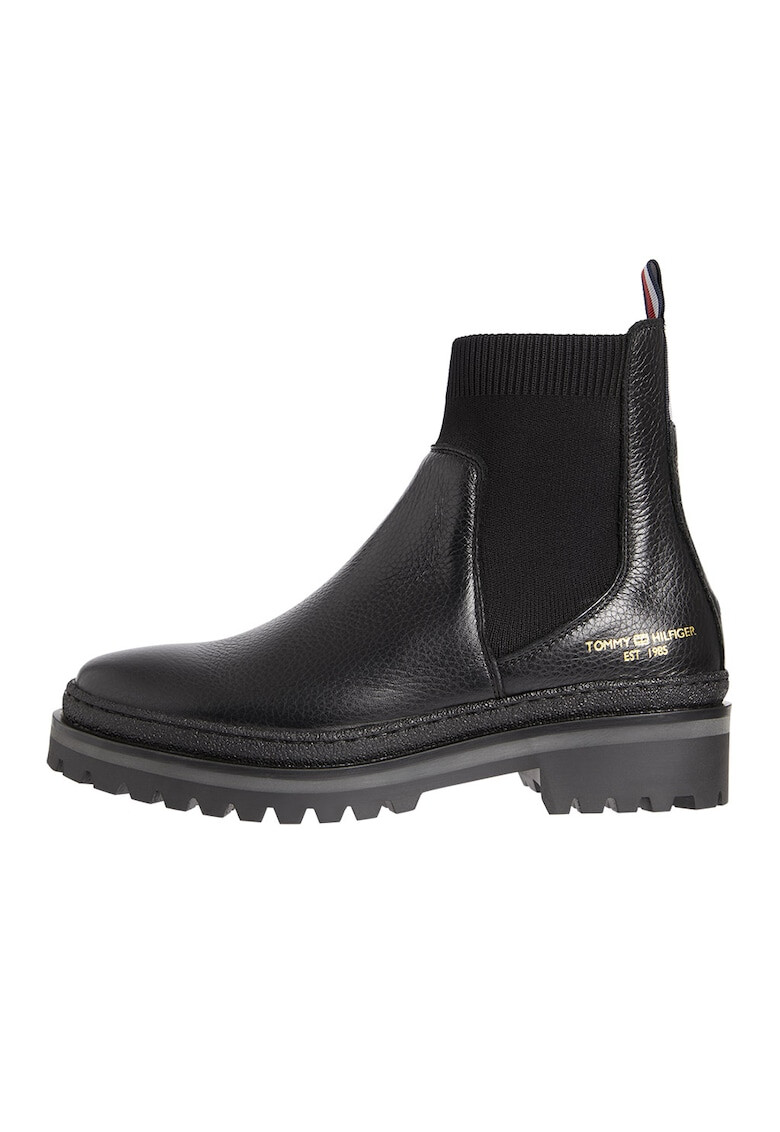 Tommy Hilfiger Кожени боти Chelsea - Pepit.bg
