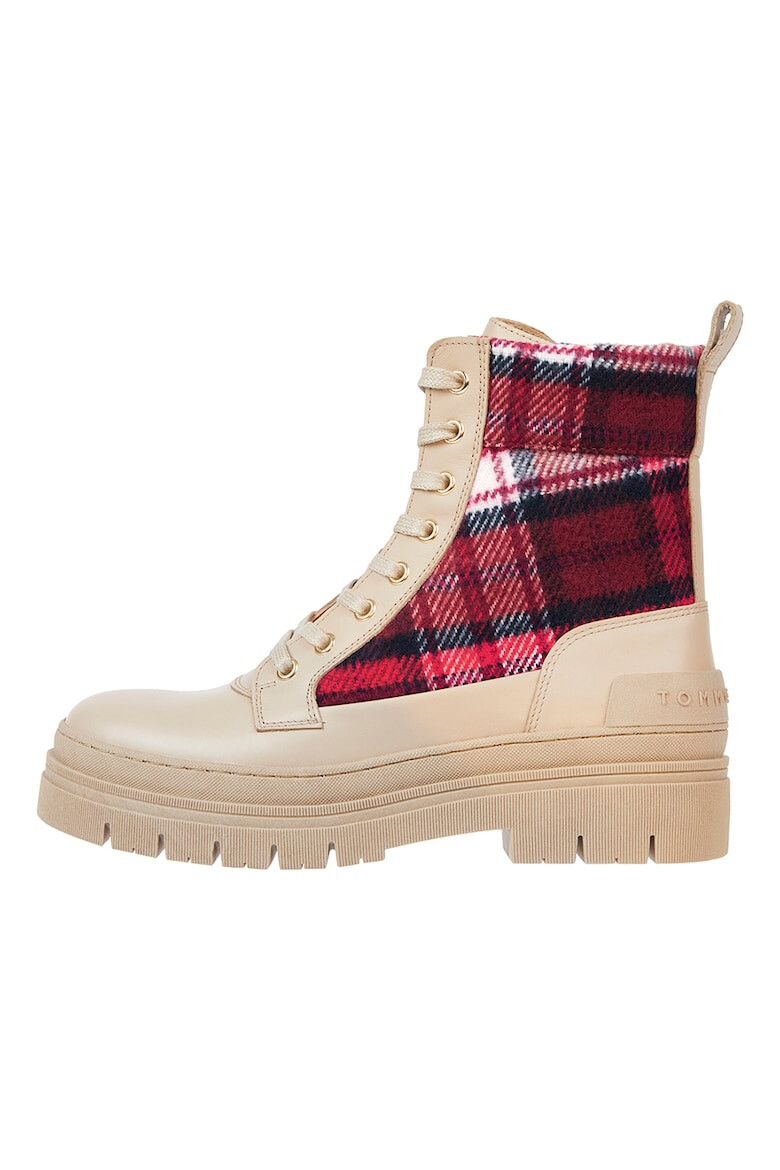 Tommy Hilfiger Кожени боти на каре - Pepit.bg