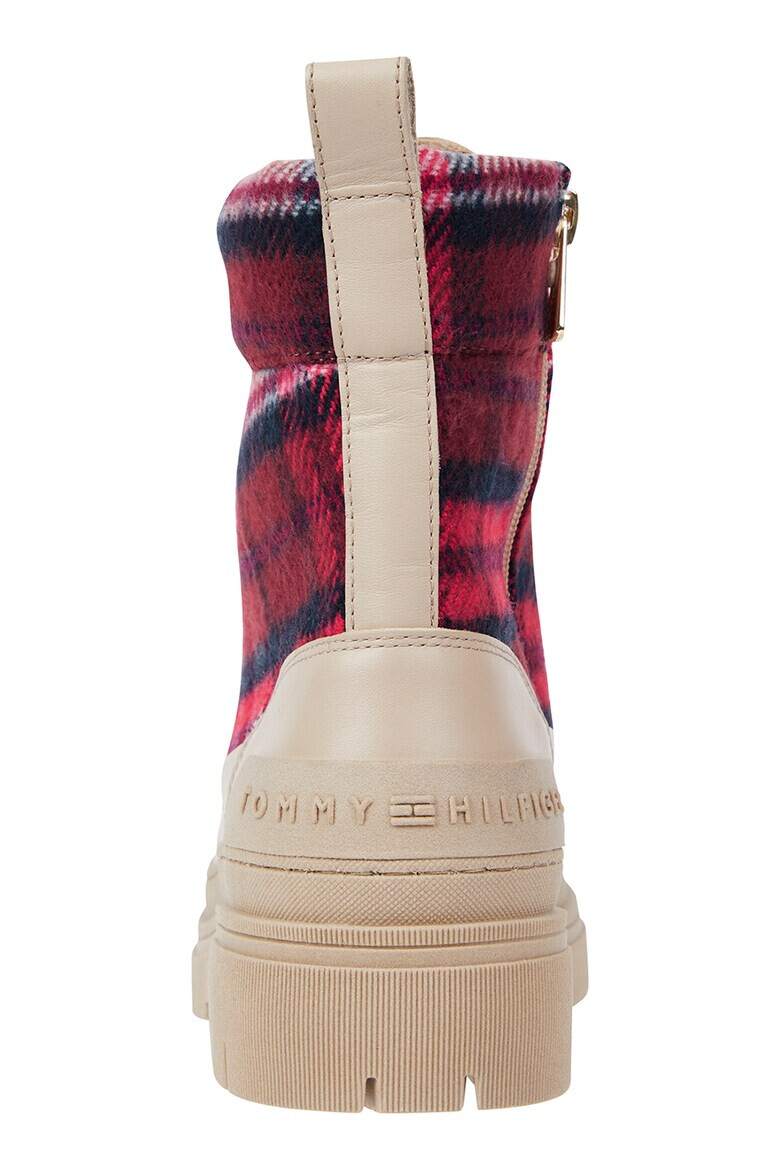 Tommy Hilfiger Кожени боти на каре - Pepit.bg